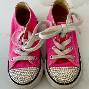 Toddler 8 Rhinestone Converse